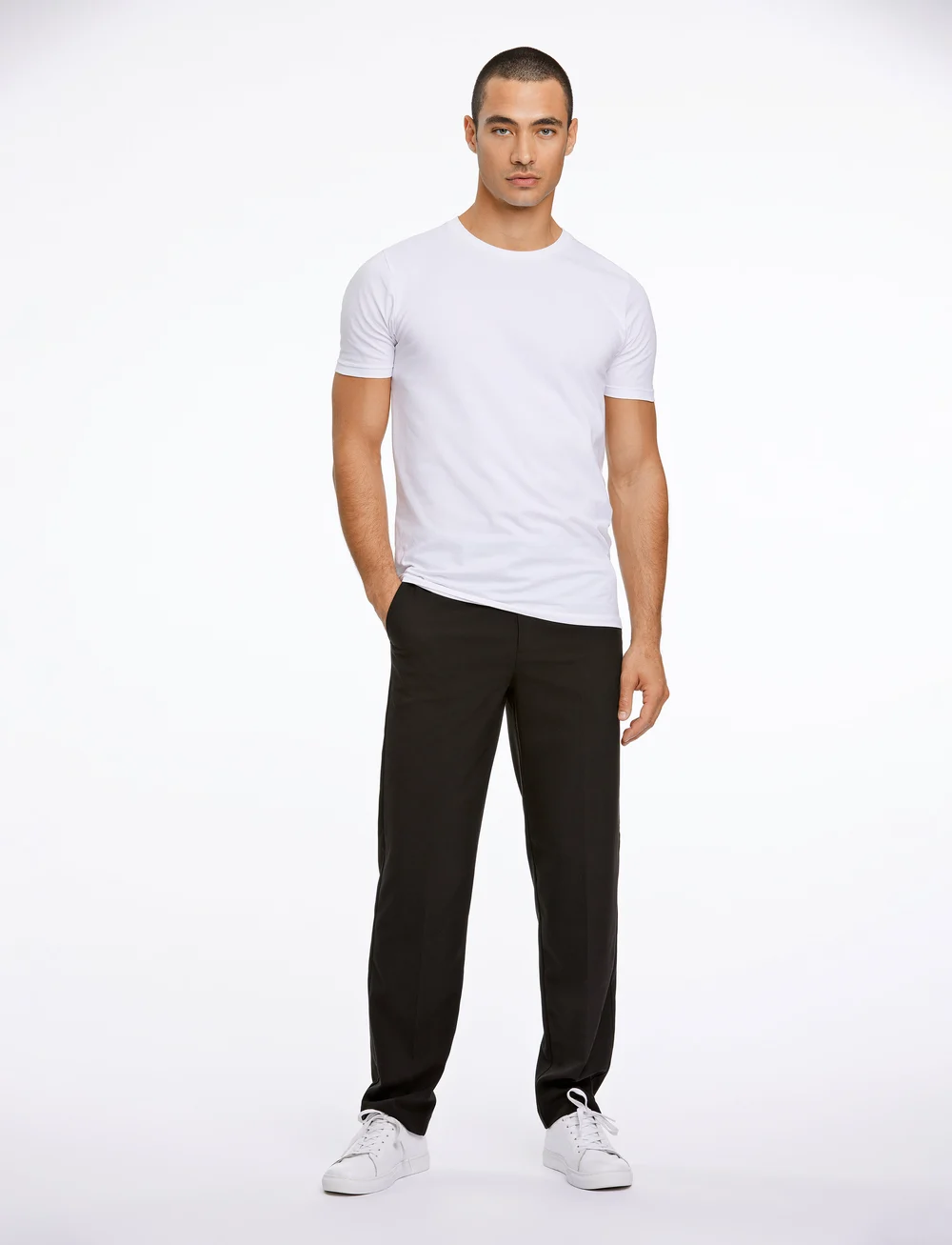 Lindbergh - Relaxed fit formal pants - anzugshosen - black - 0