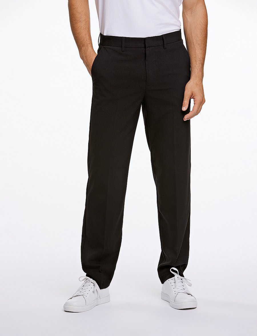Lindbergh - Relaxed formal pants - habitbukser - black - 3