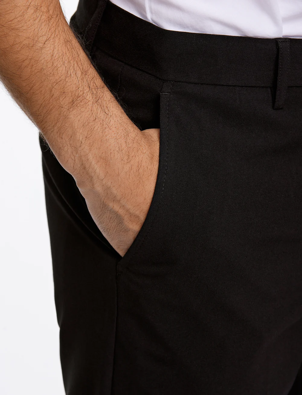 Lindbergh - Relaxed fit formal pants - anzugshosen - black - 5