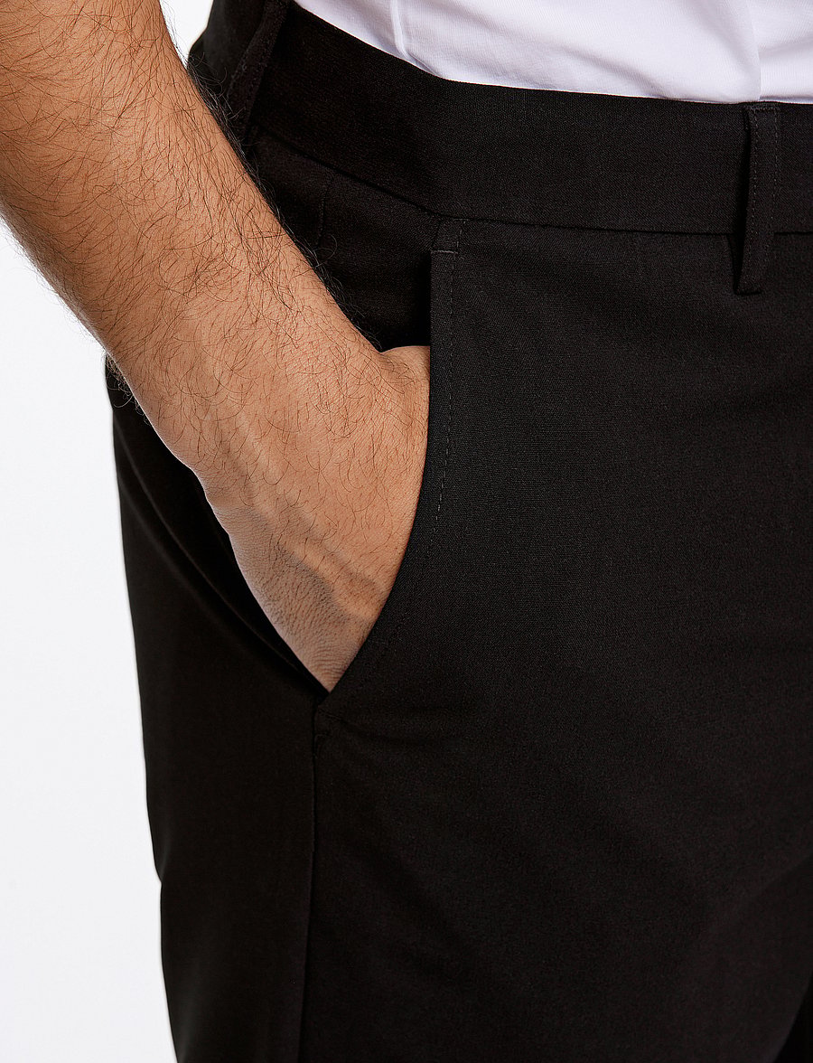 Lindbergh - Relaxed formal pants - habitbukser - black - 5