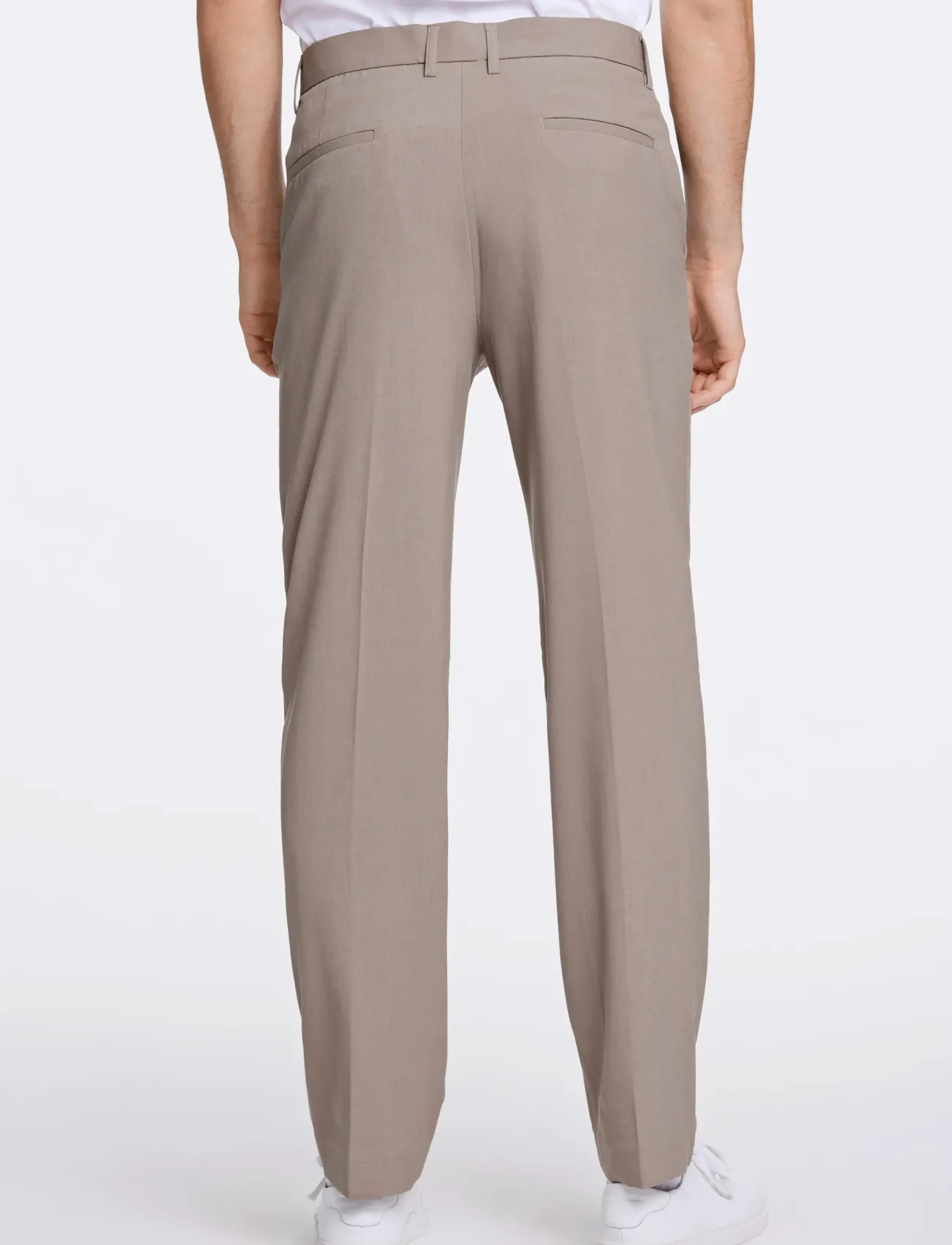 Lindbergh - Relaxed fit formal pants - suit trousers - deep sand mel - 4