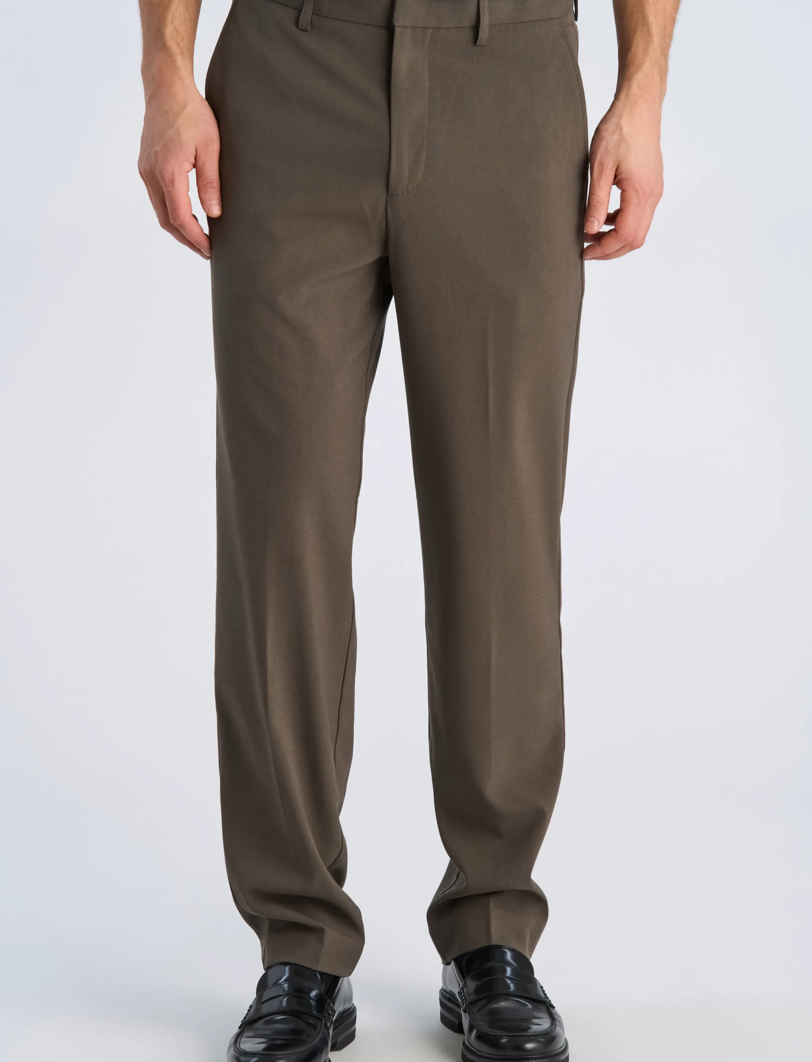 Lindbergh - Relaxed fit formal pants - anzugshosen - dk army - 3