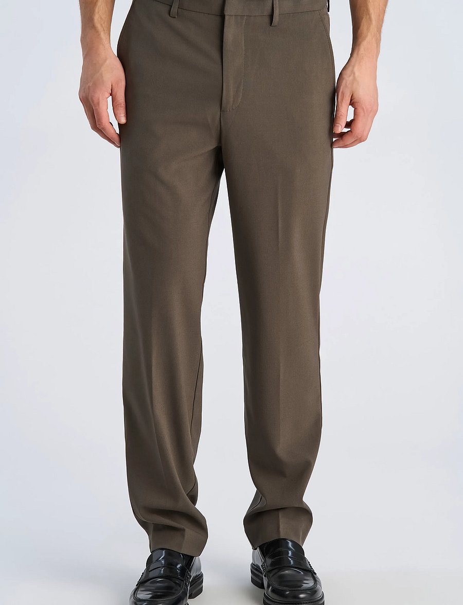 Lindbergh - Relaxed formal pants - kostymbyxor - dk army - 3