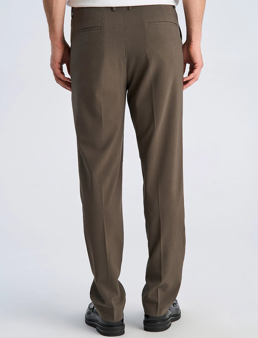 Lindbergh - Relaxed formal pants - kostymbyxor - dk army - 4