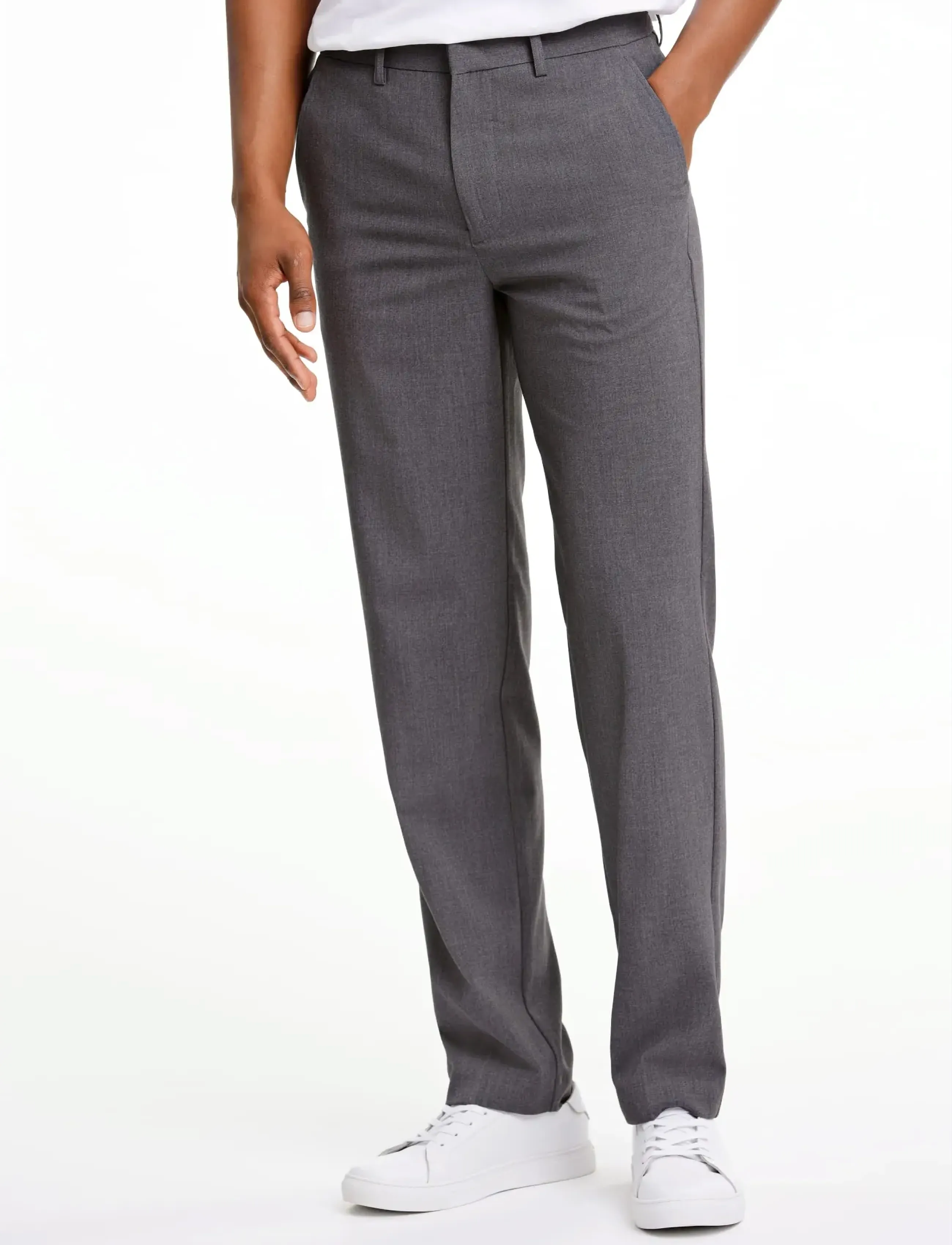 Lindbergh Relaxed fit formal pants - Riided - GREY MIX / grey