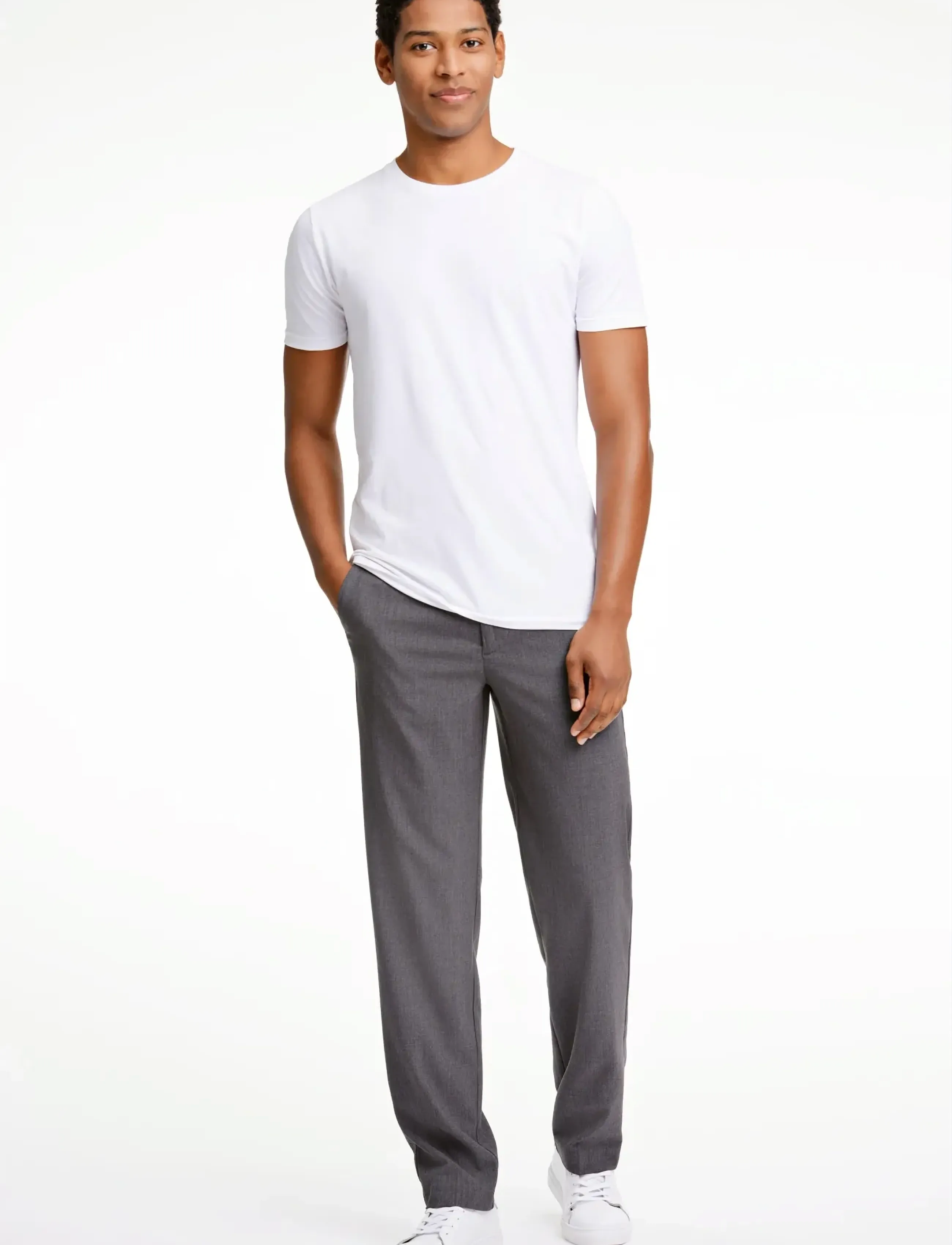 Lindbergh - Relaxed formal pants - jakkesætsbukser - grey mix - 3