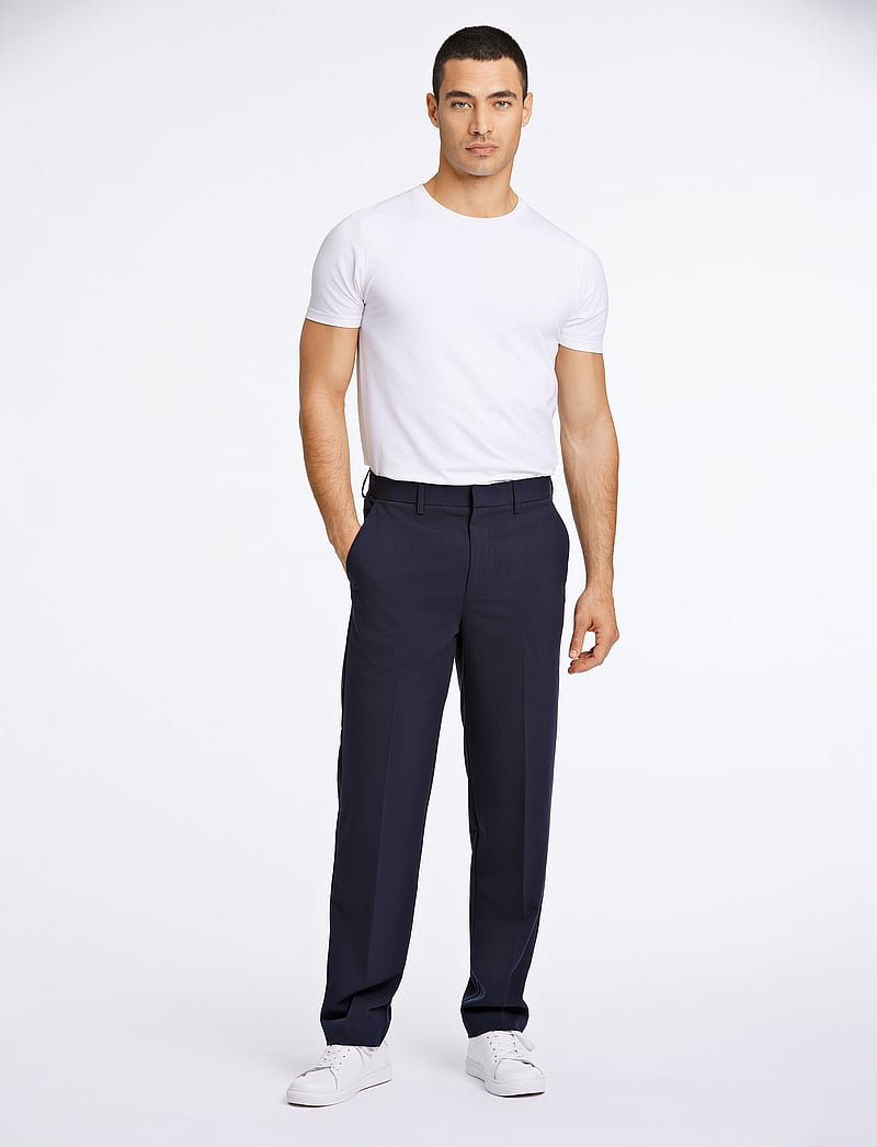 Lindbergh - Relaxed fit formal pants - anzugshosen - navy - 0