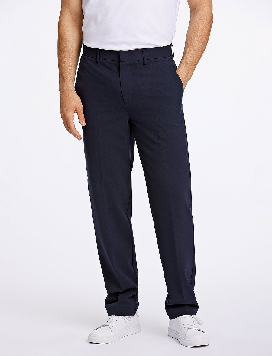Lindbergh - Relaxed formal pants - kostymbyxor - navy - 3