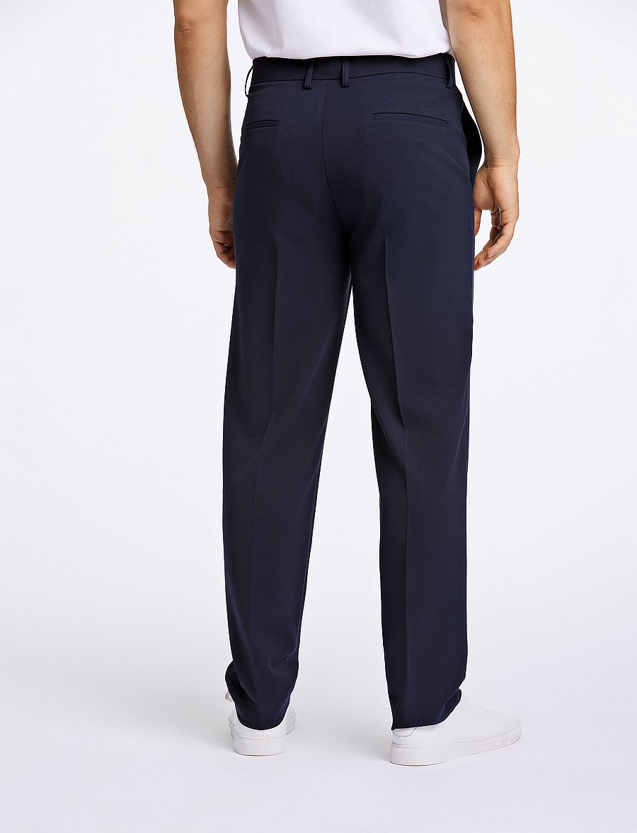 Lindbergh - Relaxed formal pants - kostymbyxor - navy - 4