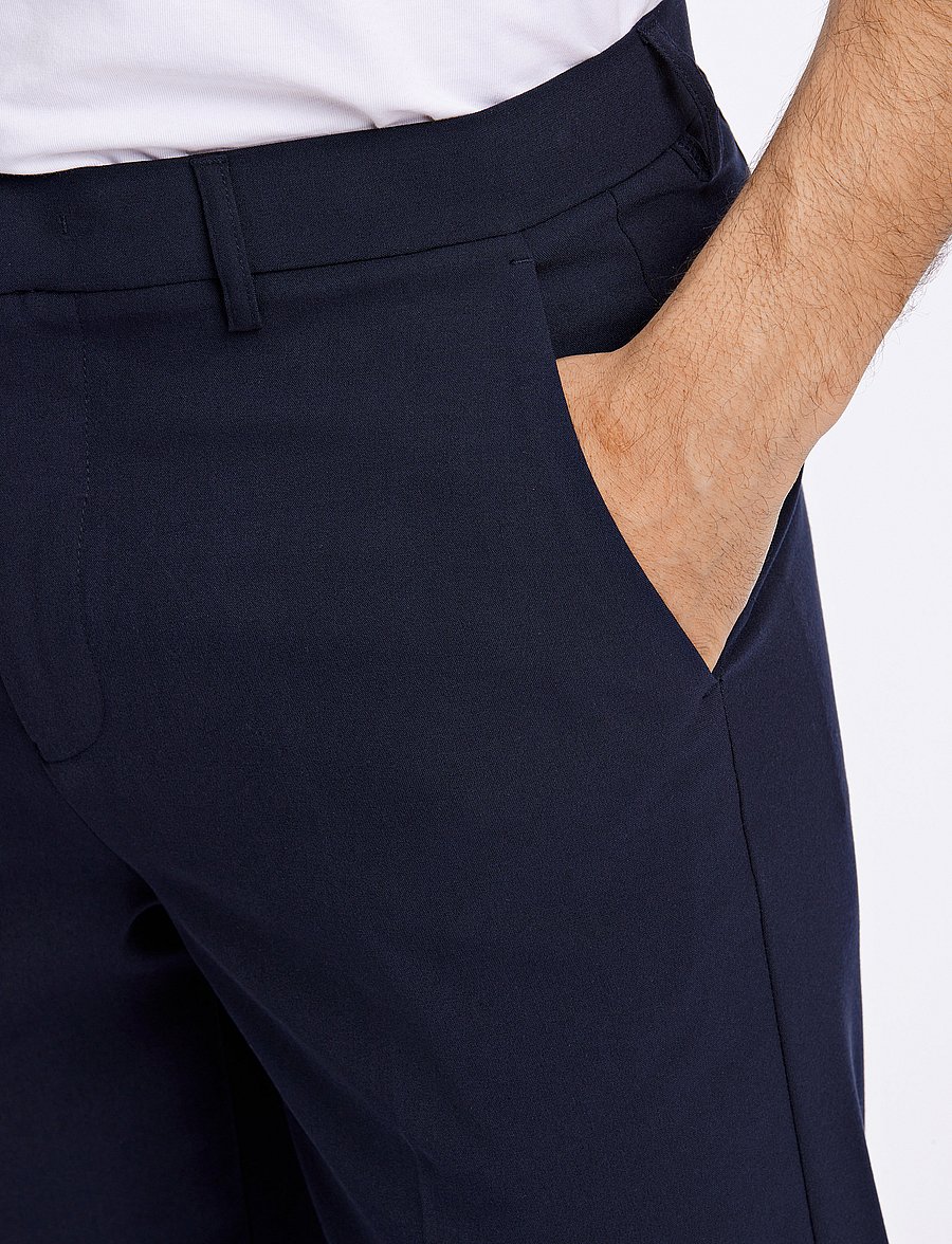 Lindbergh - Relaxed formal pants - kostymbyxor - navy - 5