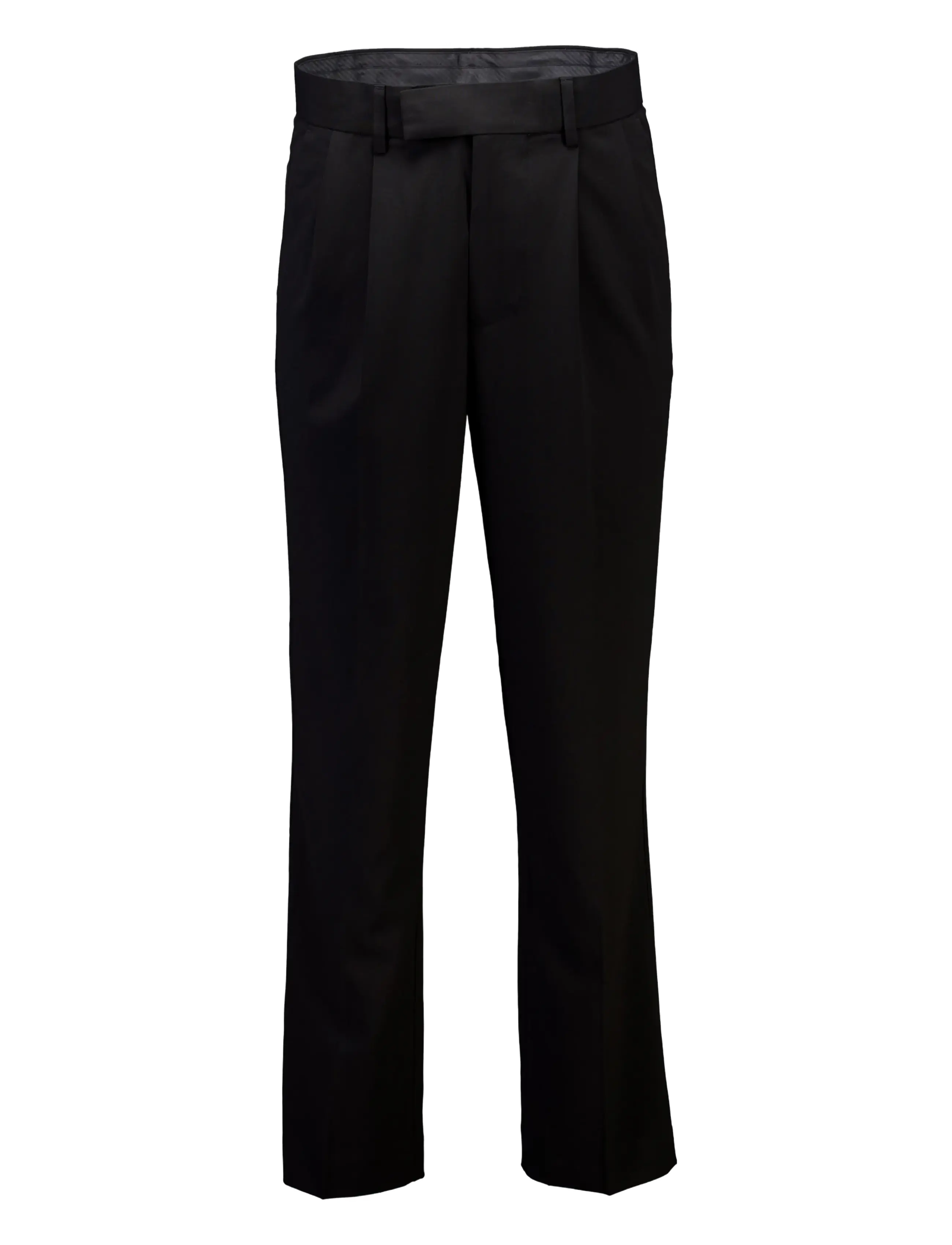 Lindbergh - Relaxed straight leg formal pants - anzugshosen - black - 1