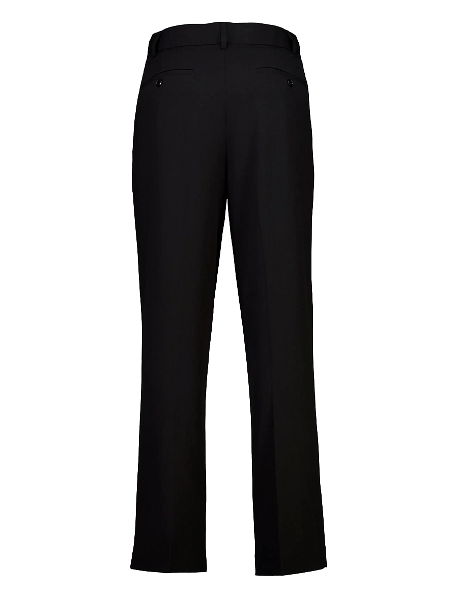 Lindbergh - Relaxed straight leg formal pants - anzugshosen - black - 2