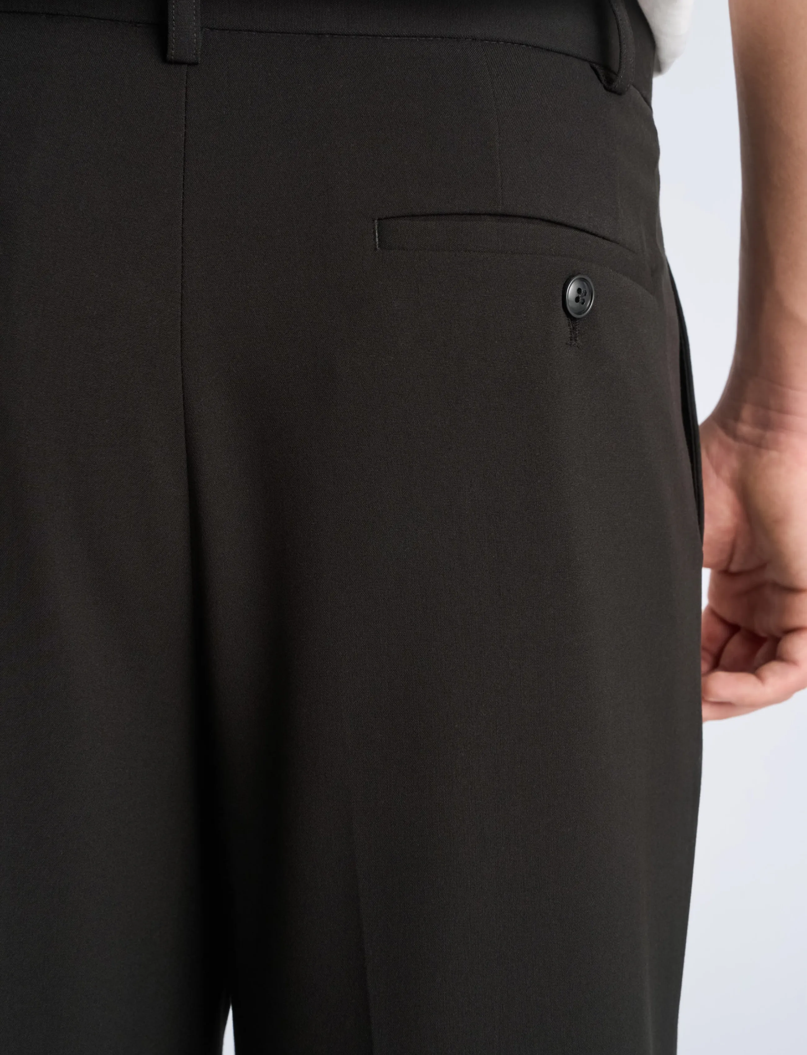Lindbergh Relaxed Pleated Formal Pants kostymbyxor herr – bild 5