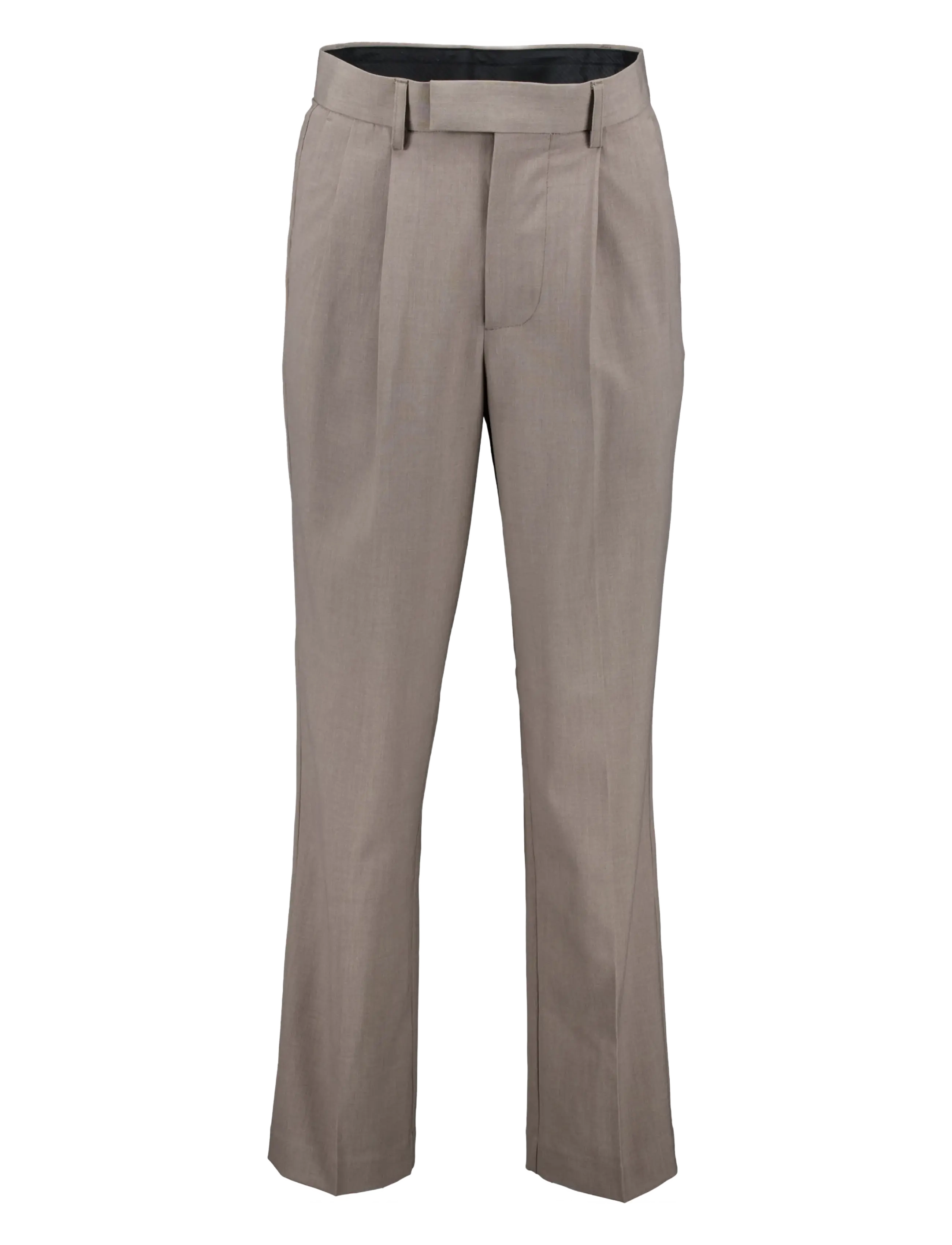 Lindbergh - Relaxed straight leg formal pants - anzugshosen - deep sand mel - 1