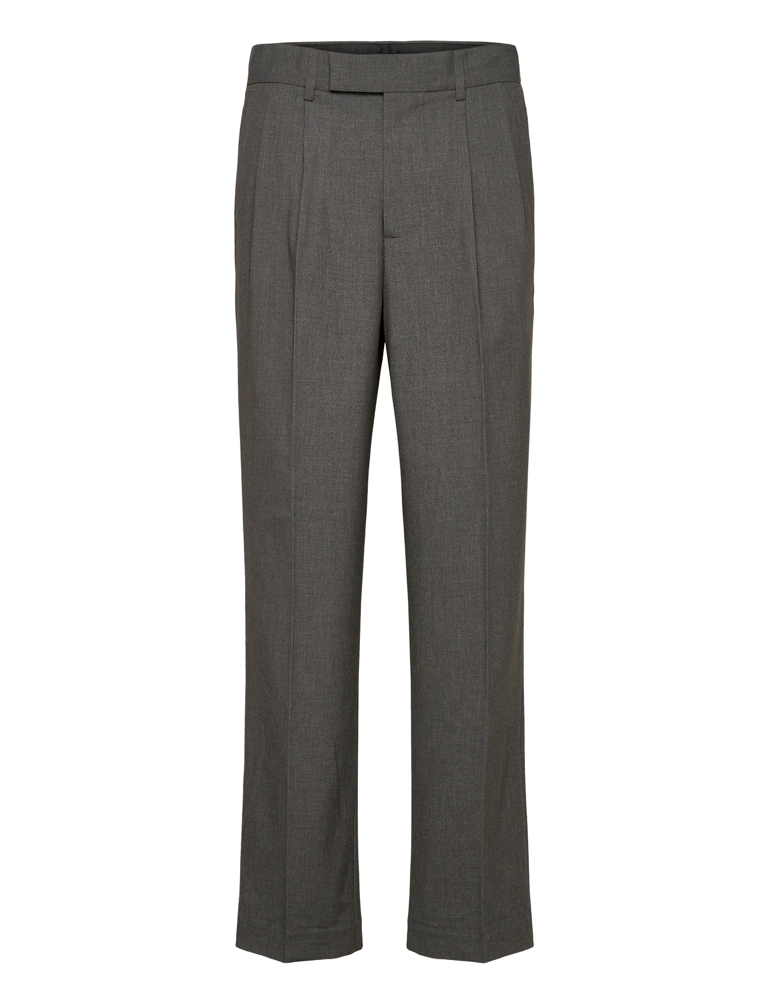 Lindbergh Relaxed pleated formal pants - Freizeithosen - GREY MIX / grey