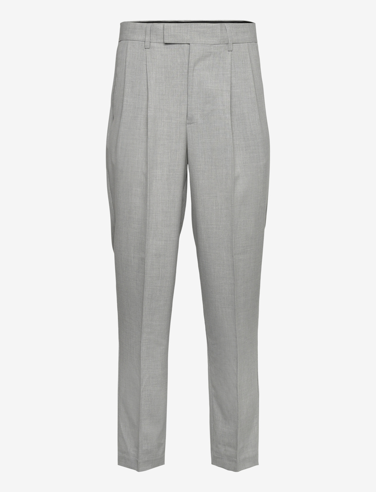Lindbergh - Relaxed straight leg formal pants - anzugshosen - lt grey mix - 1