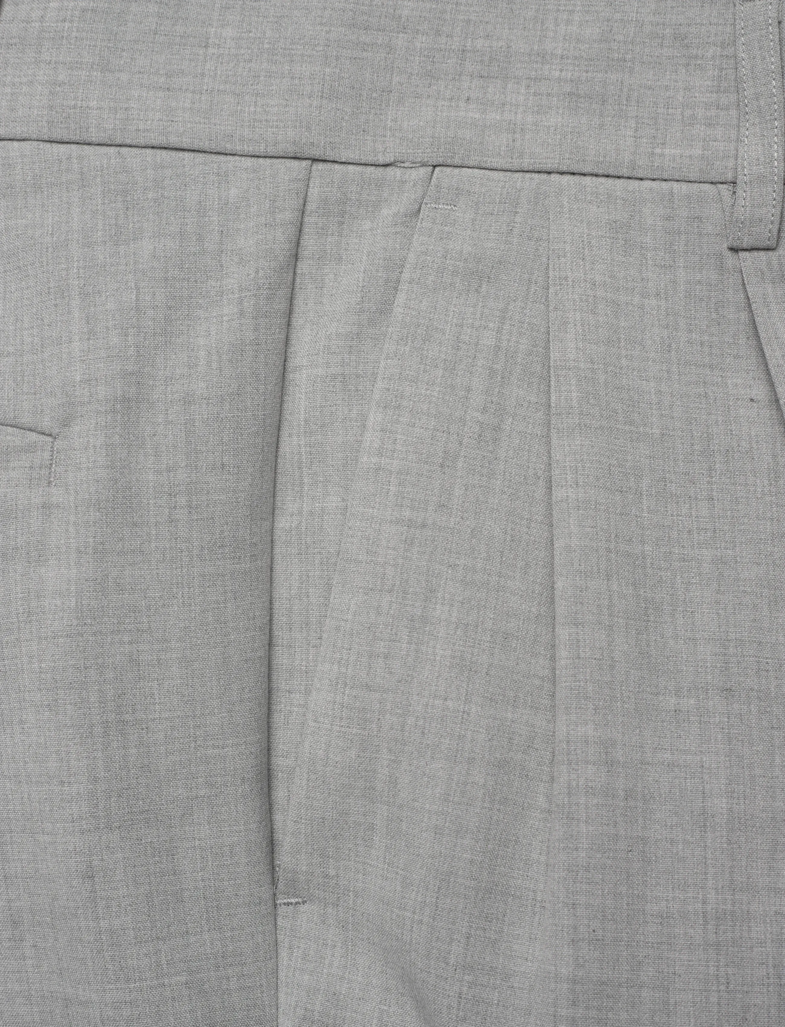 Lindbergh - Relaxed straight leg formal pants - Ülikonnapüksid - lt grey mix - 5