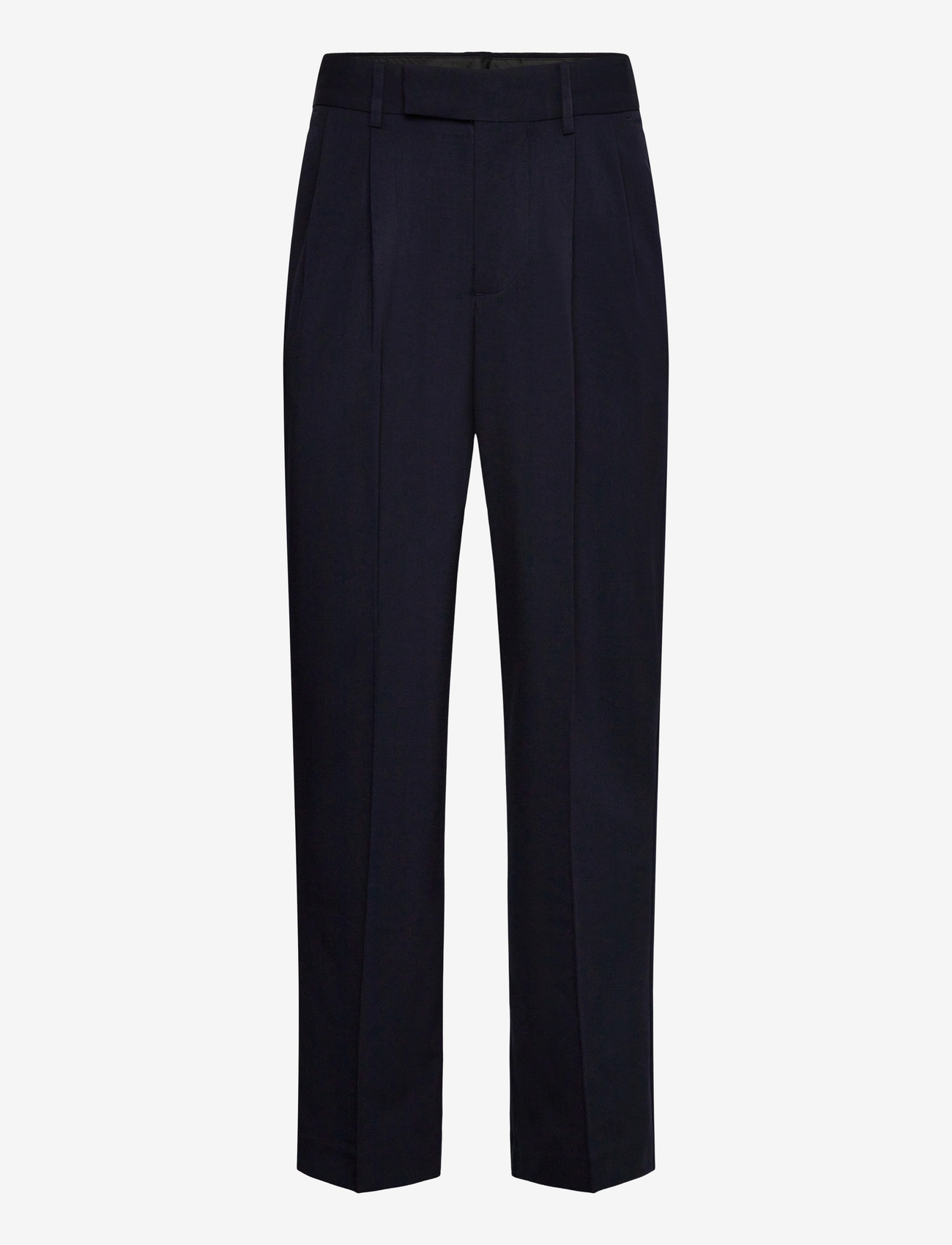 Lindbergh - Relaxed straight leg formal pants - anzugshosen - navy - 0