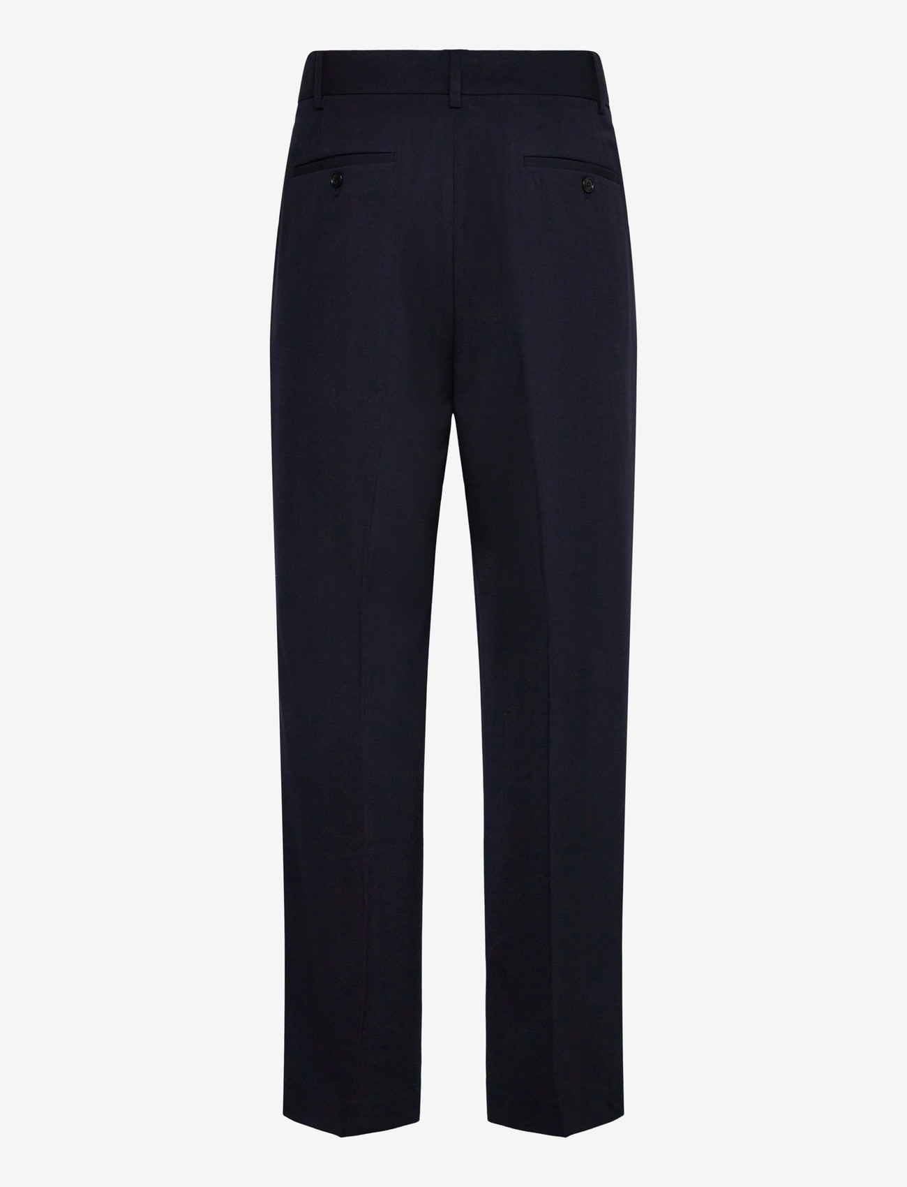 Lindbergh - Relaxed straight leg formal pants - anzugshosen - navy - 1