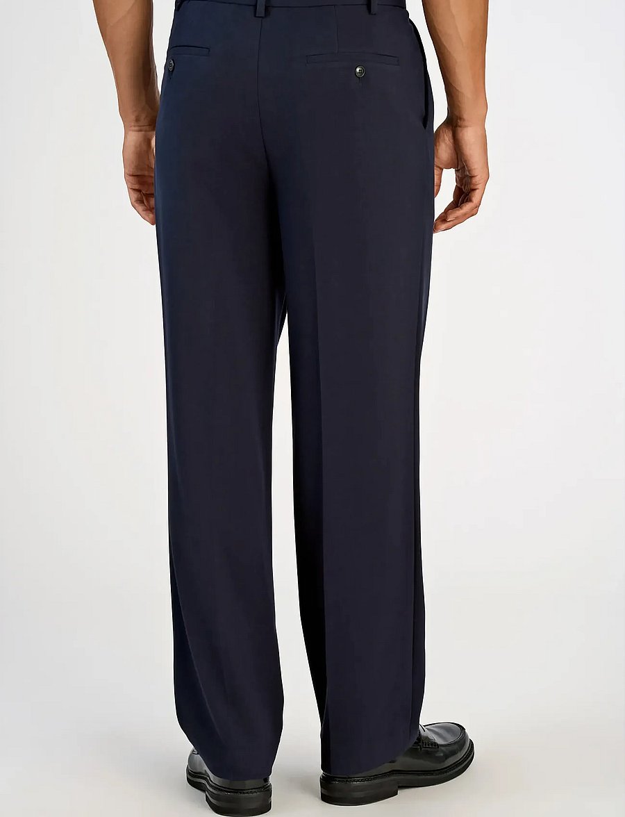 Lindbergh - Relaxed straight leg formal pants - anzugshosen - navy - 4