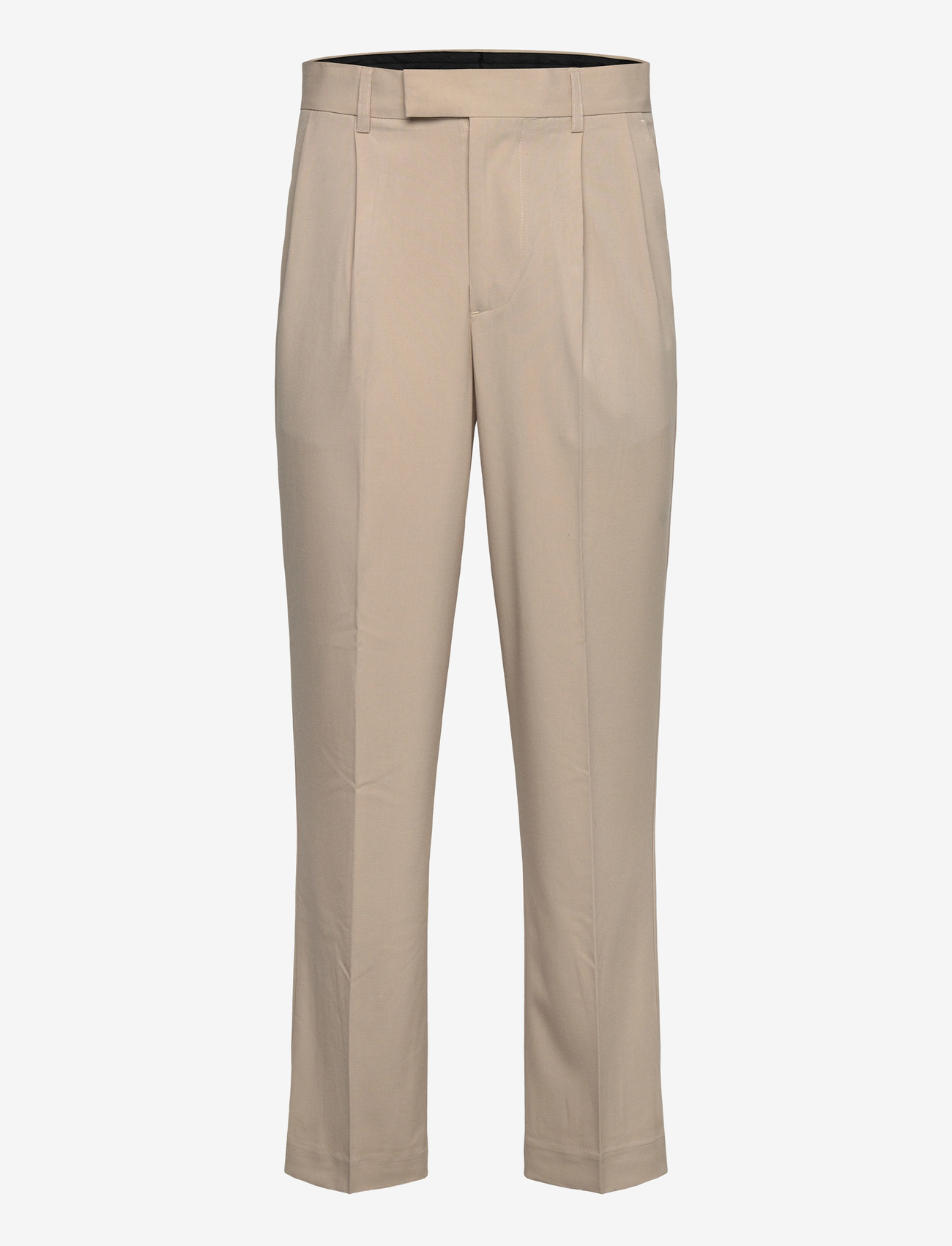 Lindbergh - Relaxed straight leg formal pants - anzugshosen - pale sand - 0