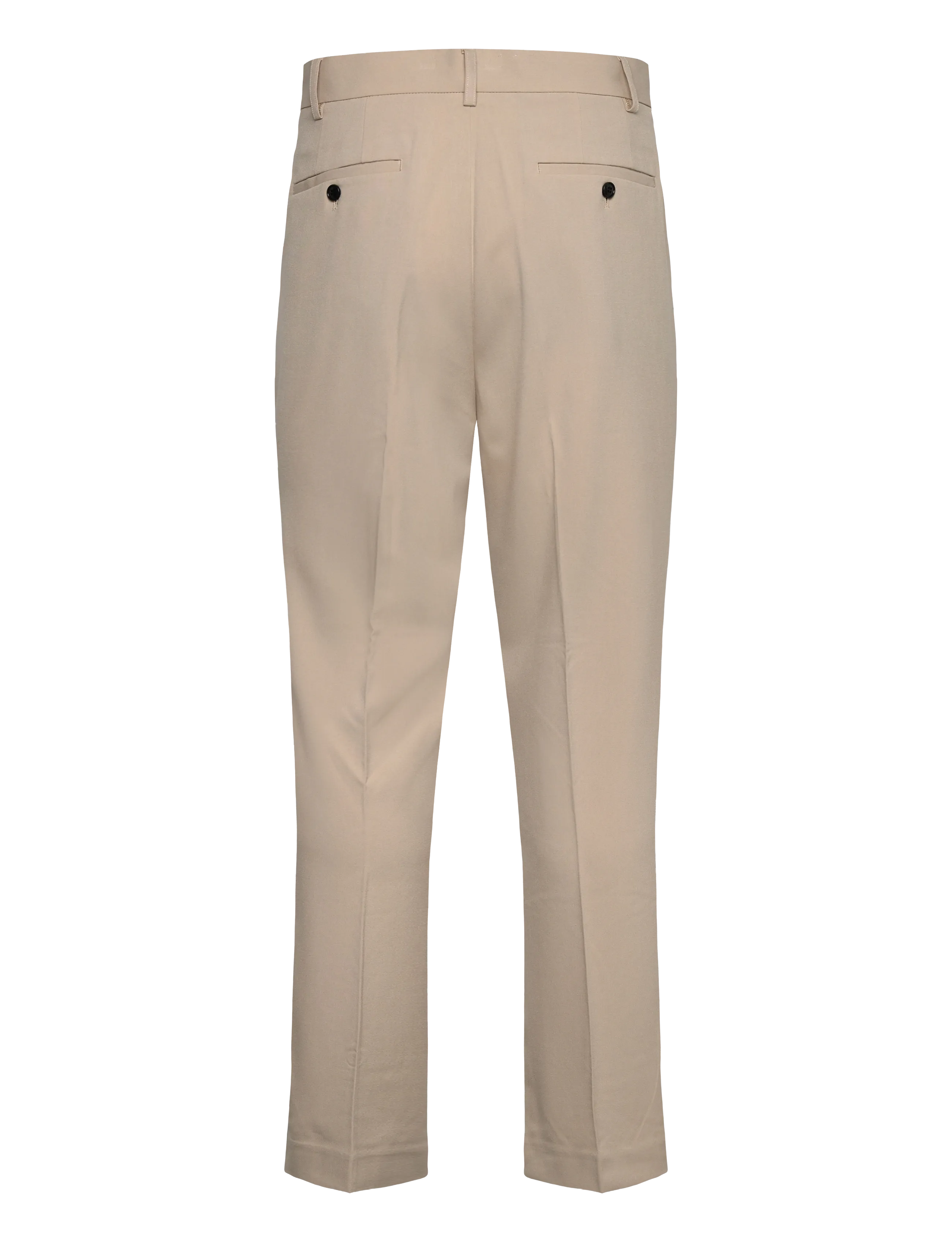 Lindbergh - Relaxed straight leg formal pants - dressbukser - pale sand - 2