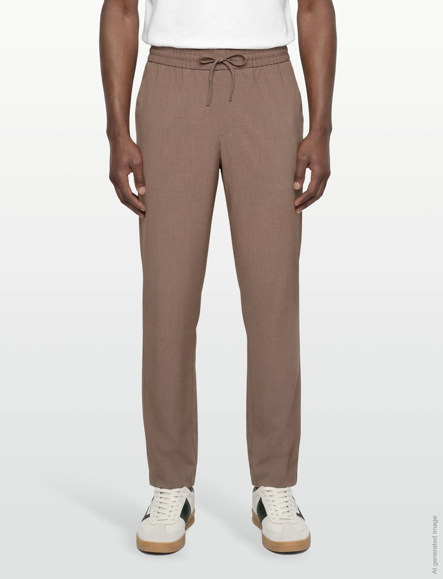 Lindbergh - Relaxed fit pants - casual - beige mix - 3