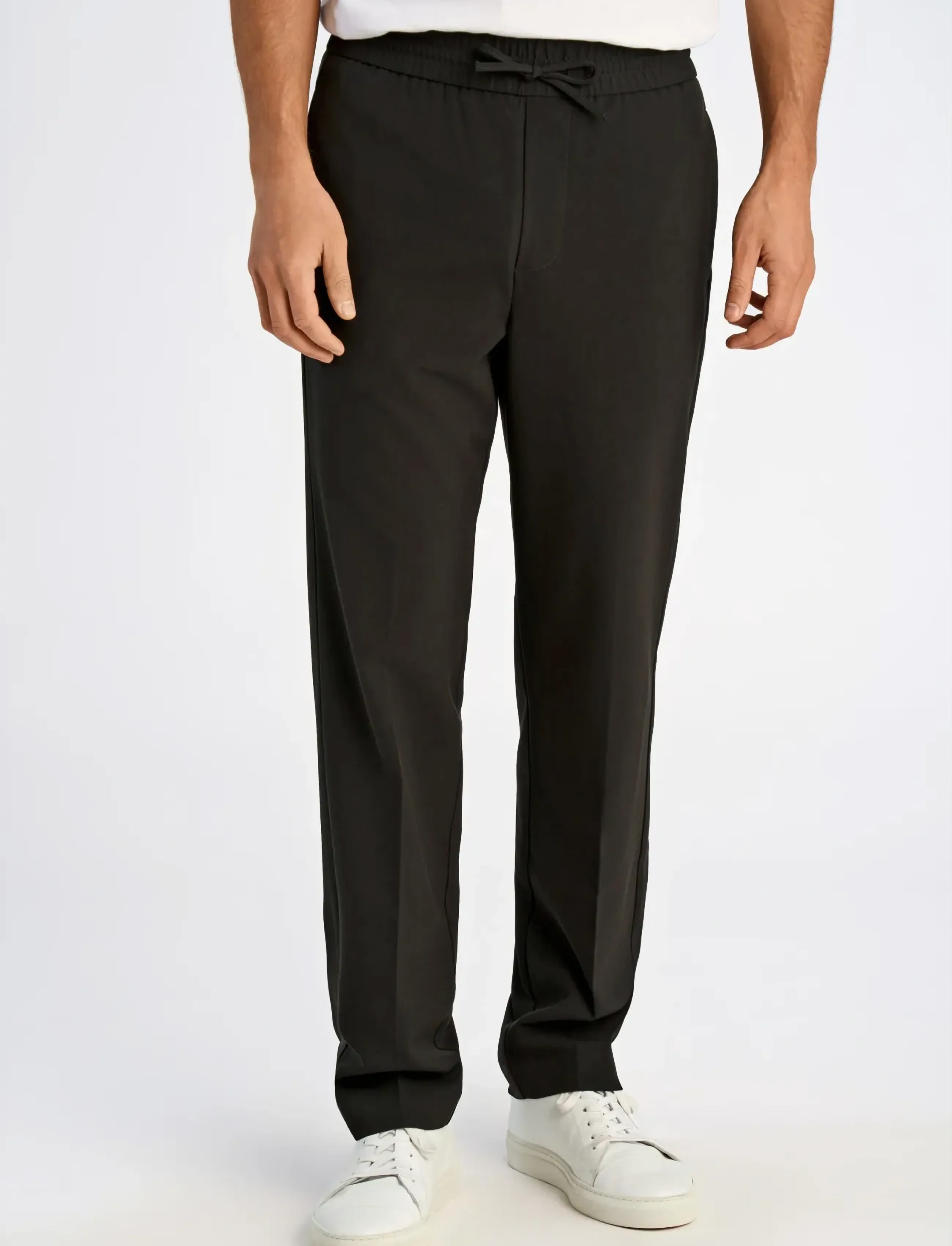 Lindbergh Relaxed fit pants - Püksid - BLACK / black