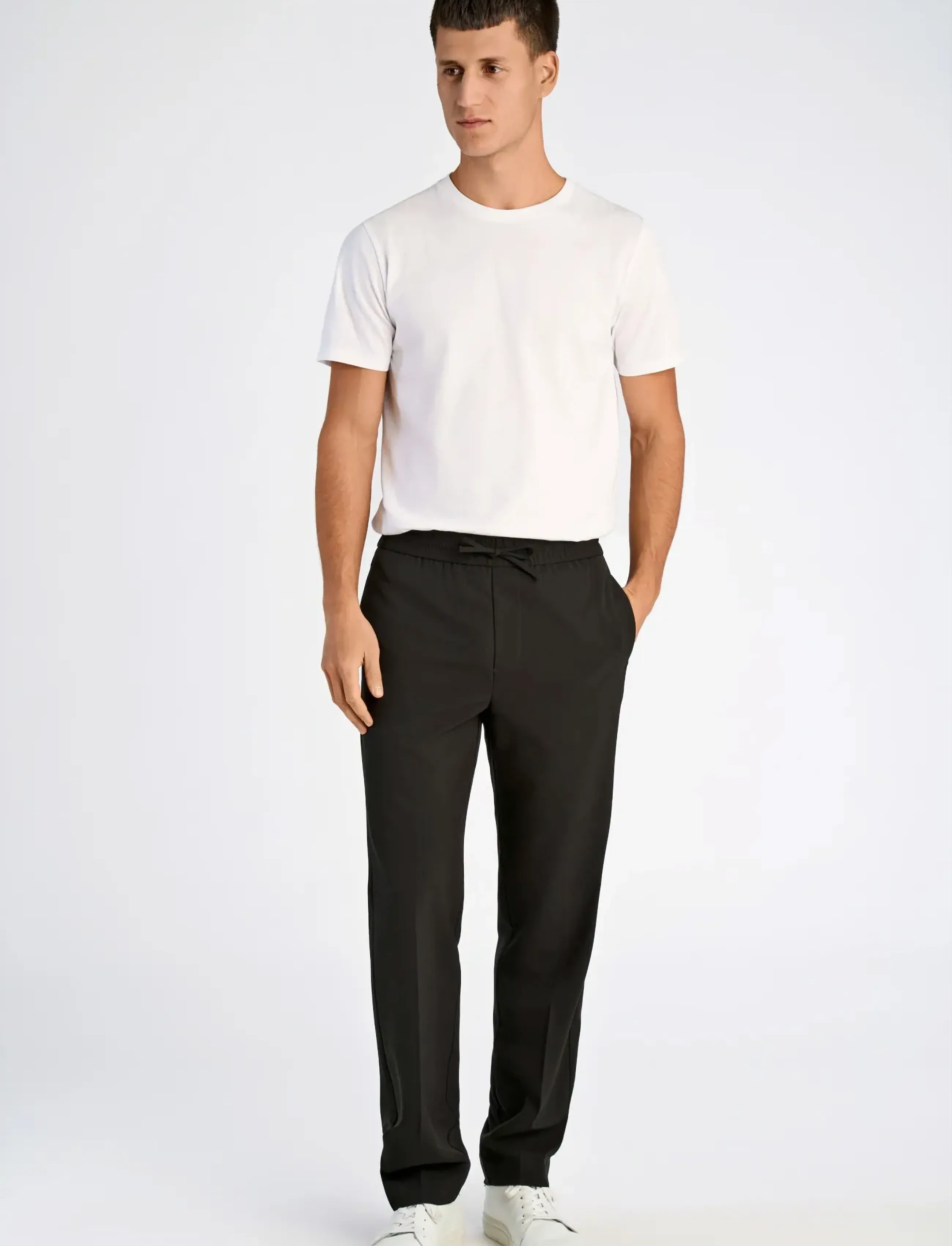 Lindbergh - Relaxed fit pants - casual trousers - black - 3