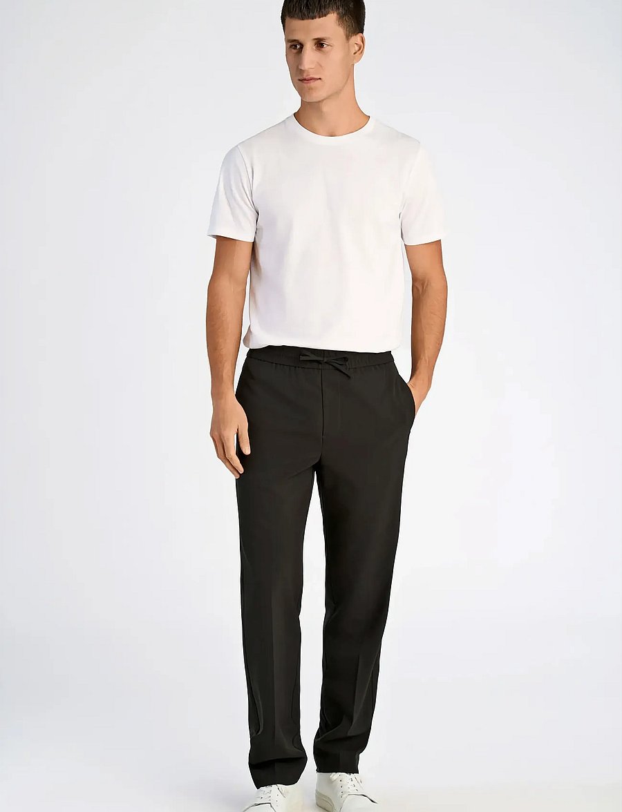 Lindbergh - Relaxed fit pants - casual - black - 3