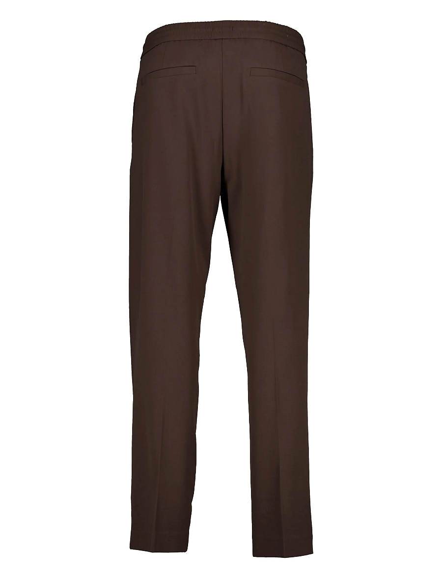 Lindbergh - Relaxed fit pants - freizeithosen - deep brown - 2