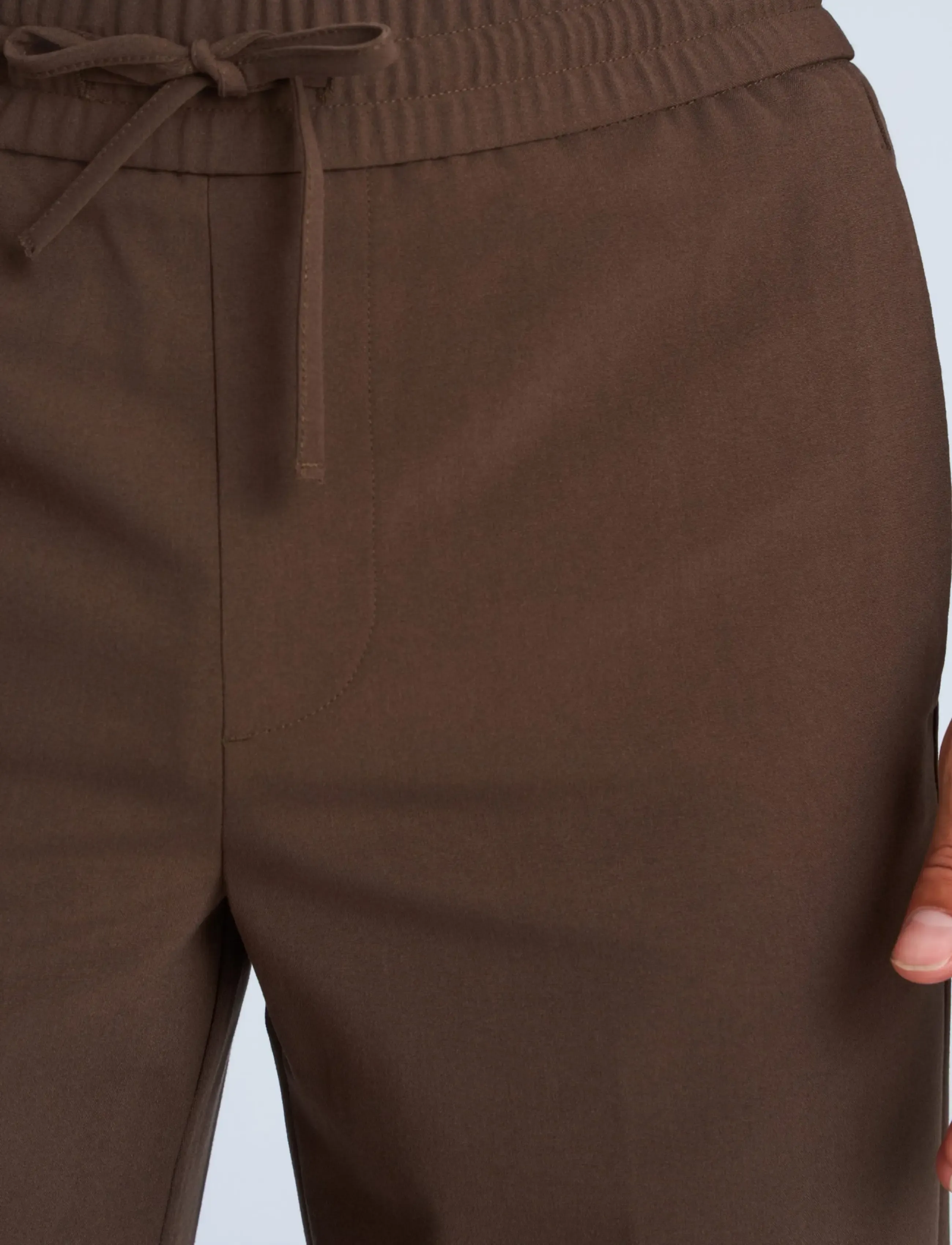 Lindbergh - Relaxed fit pants - freizeithosen - deep brown - 5