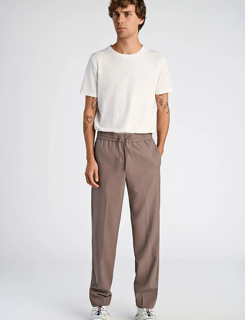 Lindbergh - Relaxed fit pants - casual - deep sand mel - 3