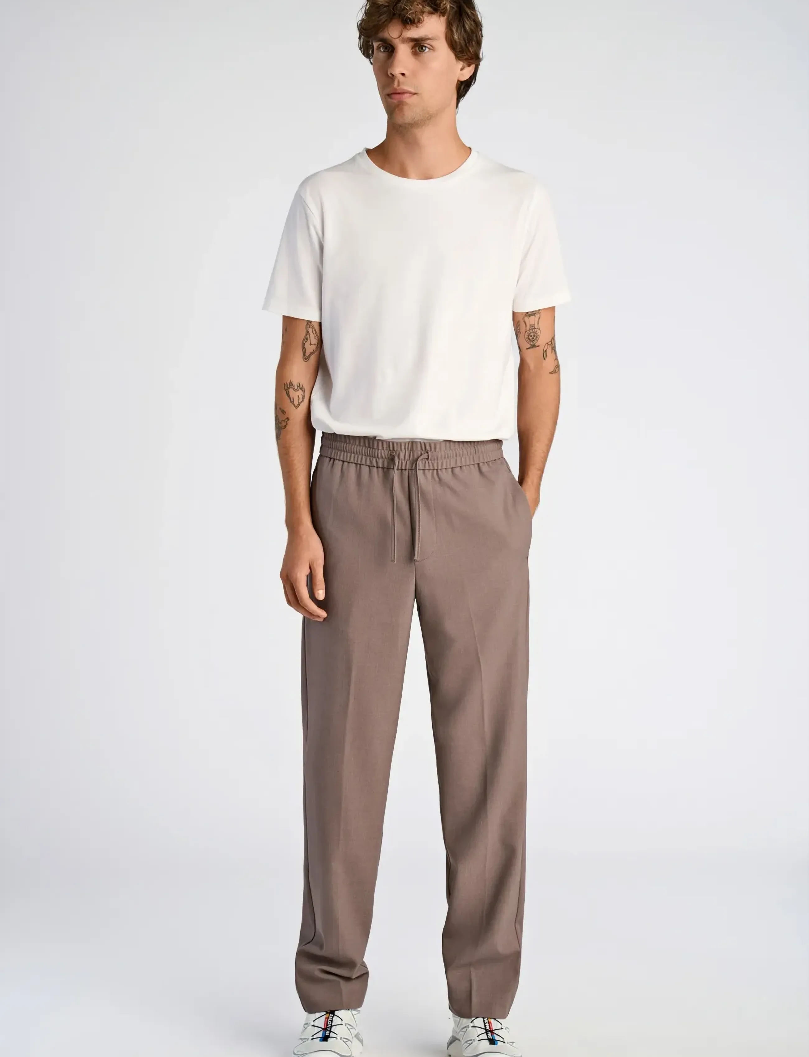Lindbergh - Relaxed fit pants - casual trousers - deep sand mel - 3