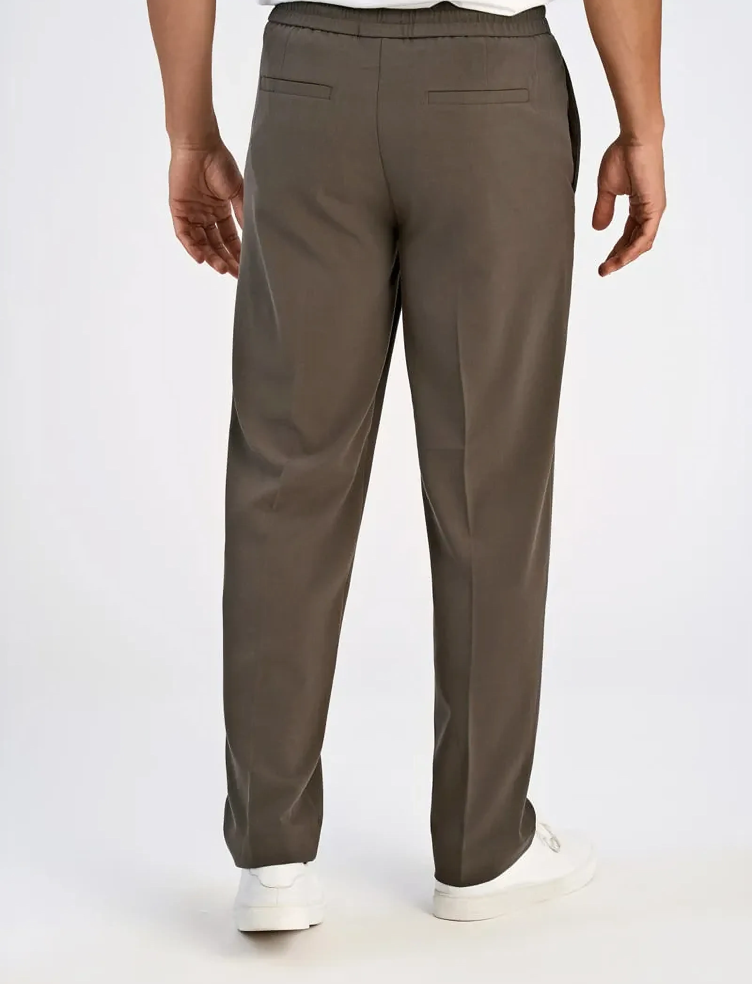 Lindbergh - Relaxed fit pants - freizeithosen - dk army - 3