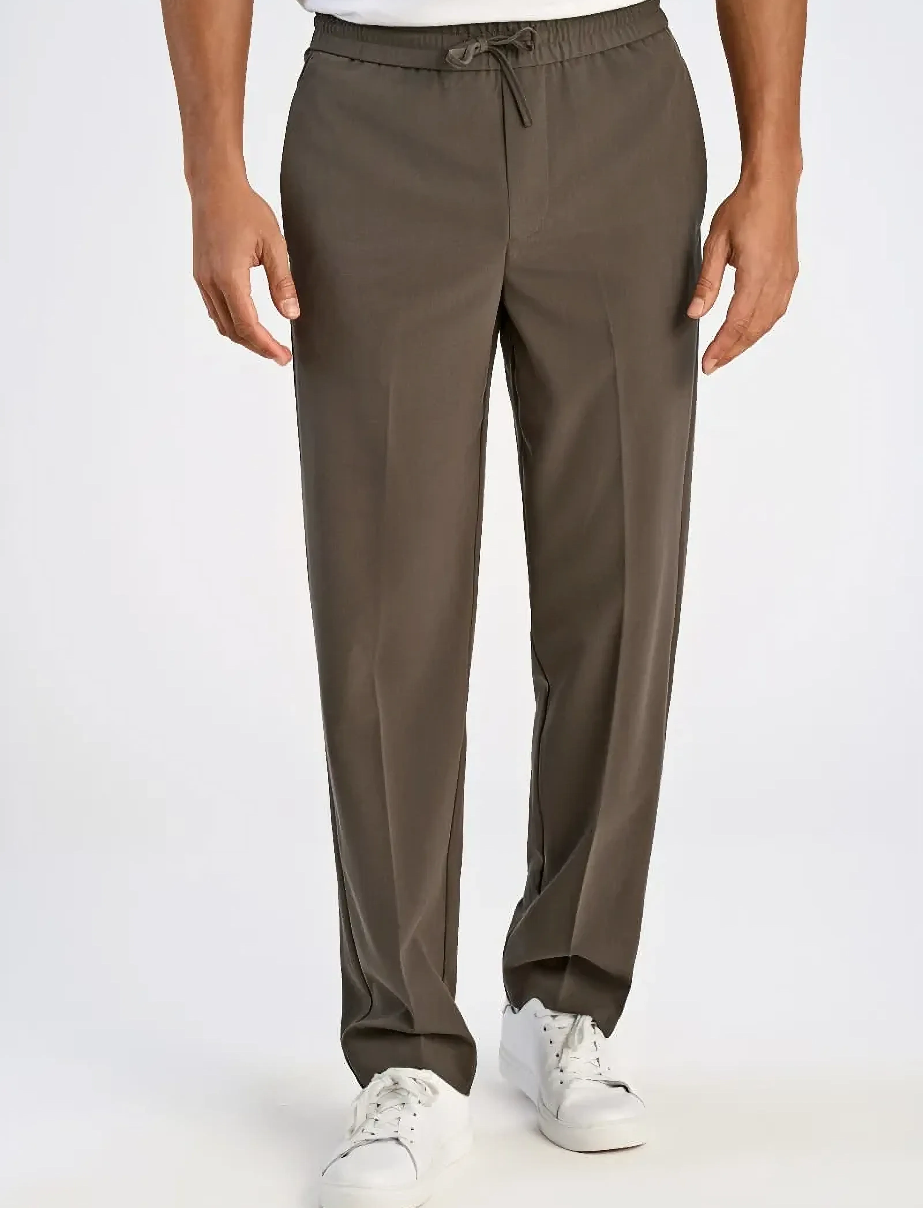 Lindbergh - Relaxed fit pants - freizeithosen - dk army - 4