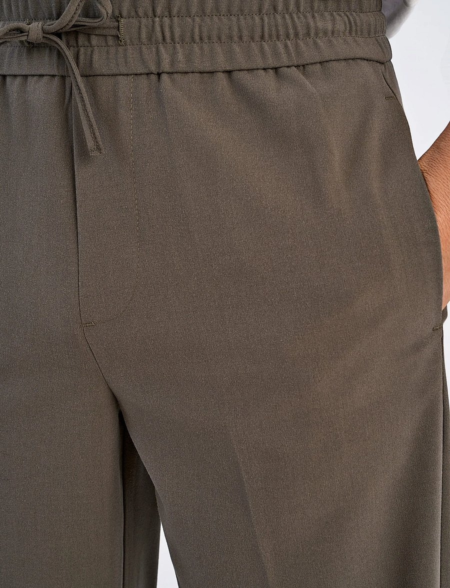 Lindbergh - Relaxed fit pants - freizeithosen - dk army - 5