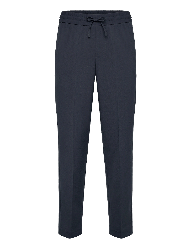 Lindbergh - Relaxed fit pants - casual - dk dusty blue - 0