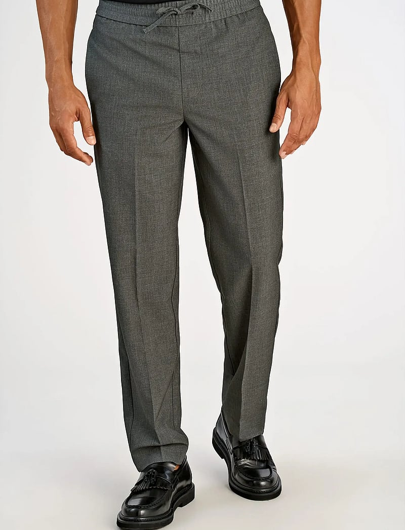 Lindbergh - Relaxed fit pants - casual - grey mix - 3
