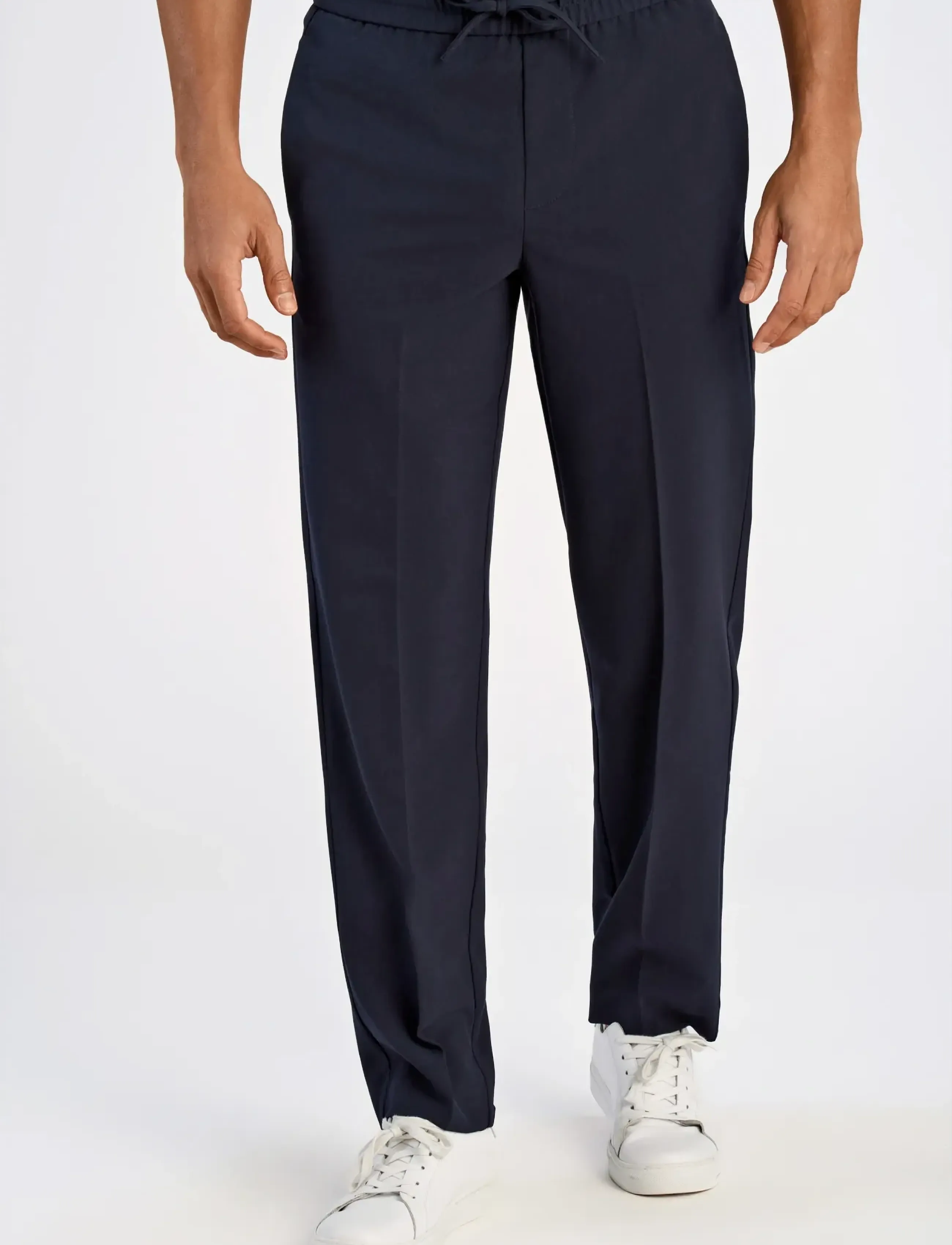 Lindbergh Relaxed fit pants - Püksid - NAVY / navy