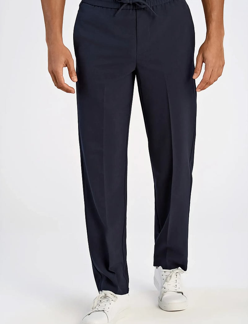 Lindbergh - Relaxed fit pants - casual - navy - 0
