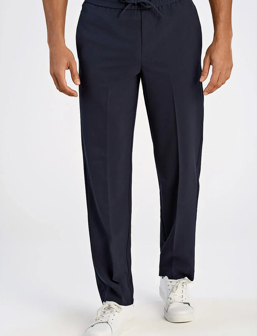 Lindbergh - Relaxed fit pants - casual - navy - 0