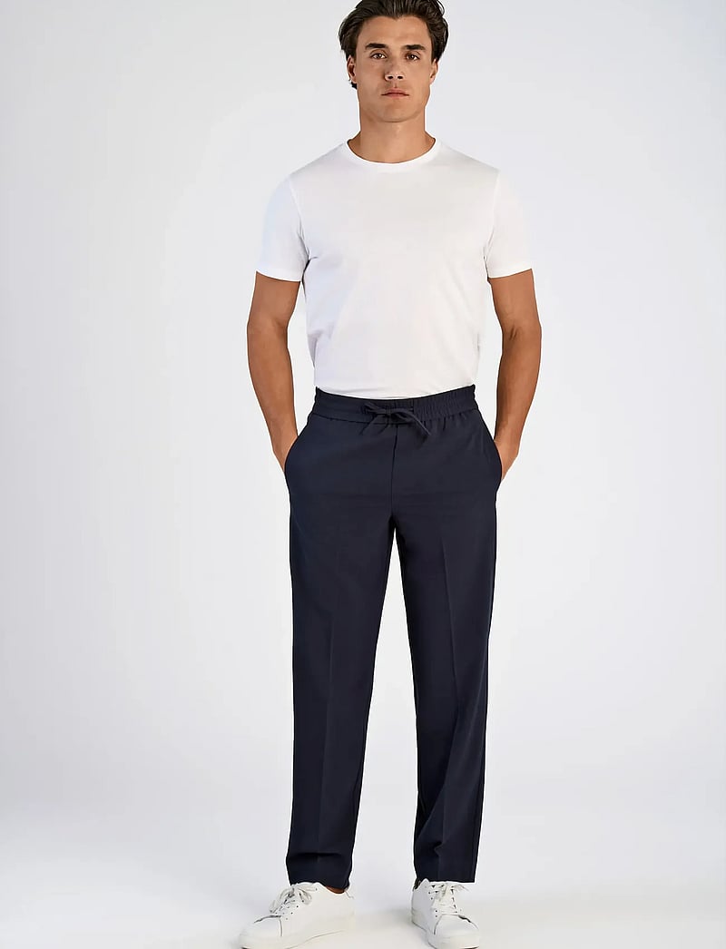 Lindbergh - Relaxed fit pants - casual - navy - 3