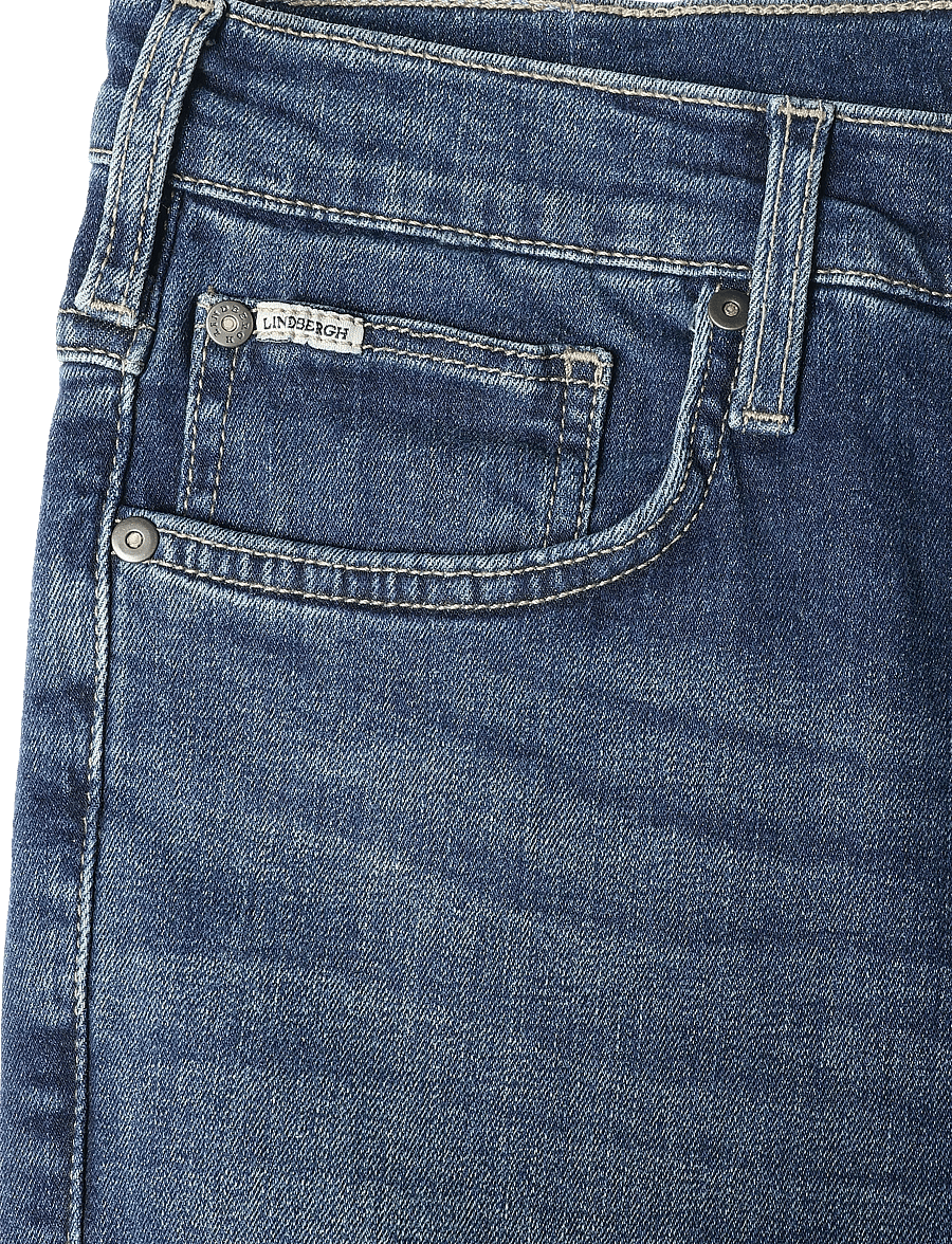 Lindbergh - Stretch jeans - tapered jeans - core blue - 2