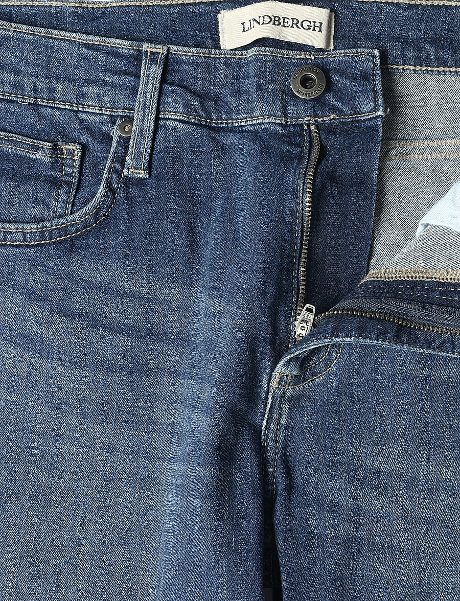 Lindbergh - Stretch jeans - tapered jeans - core blue - 3