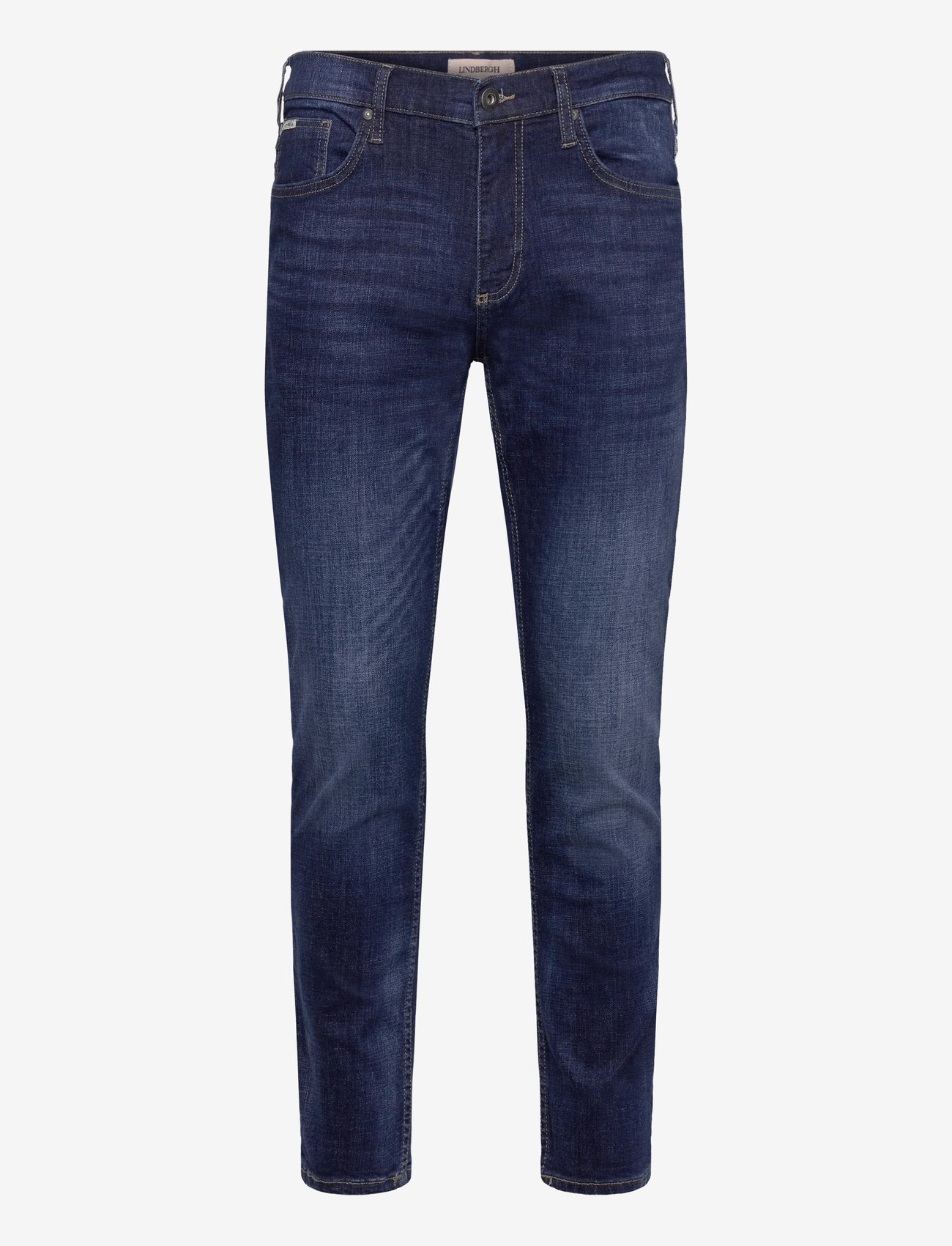 Lindbergh - Stretch jeans - bukser & jeans - deep blue denim - 1