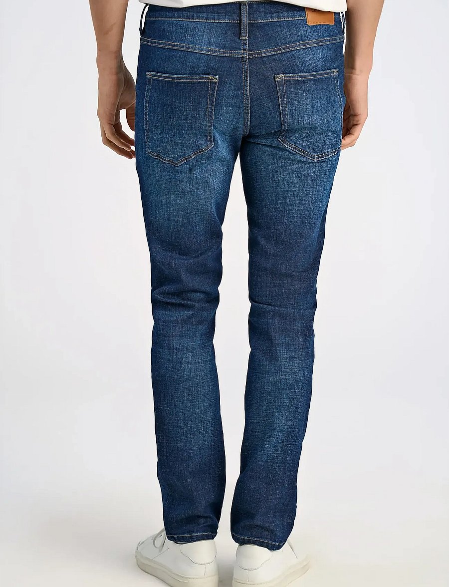 Lindbergh - Tapered fit jeans - regular jeans - deep blue denim - 3