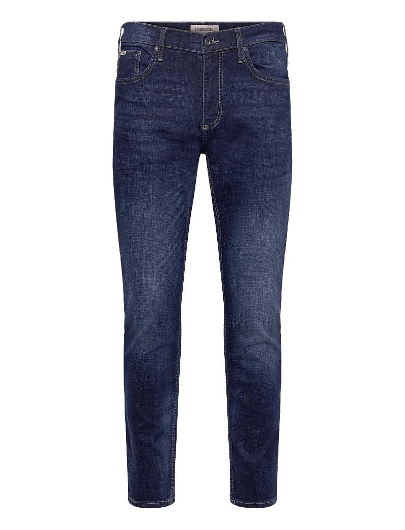 Lindbergh - Stretch jeans - regular jeans - deep blue denim - 1