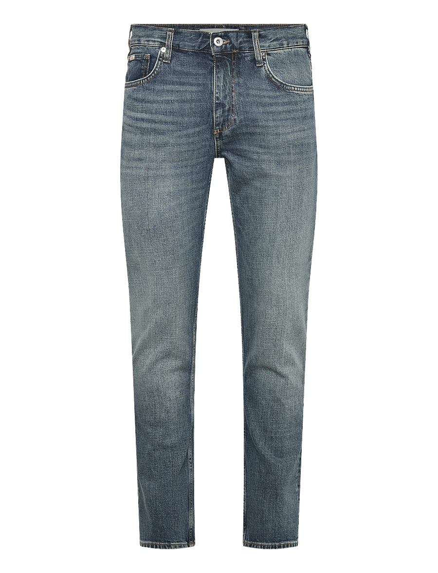 Lindbergh - Heavy wash tapered fit jeans - tapered jeans - heavy wash - 1