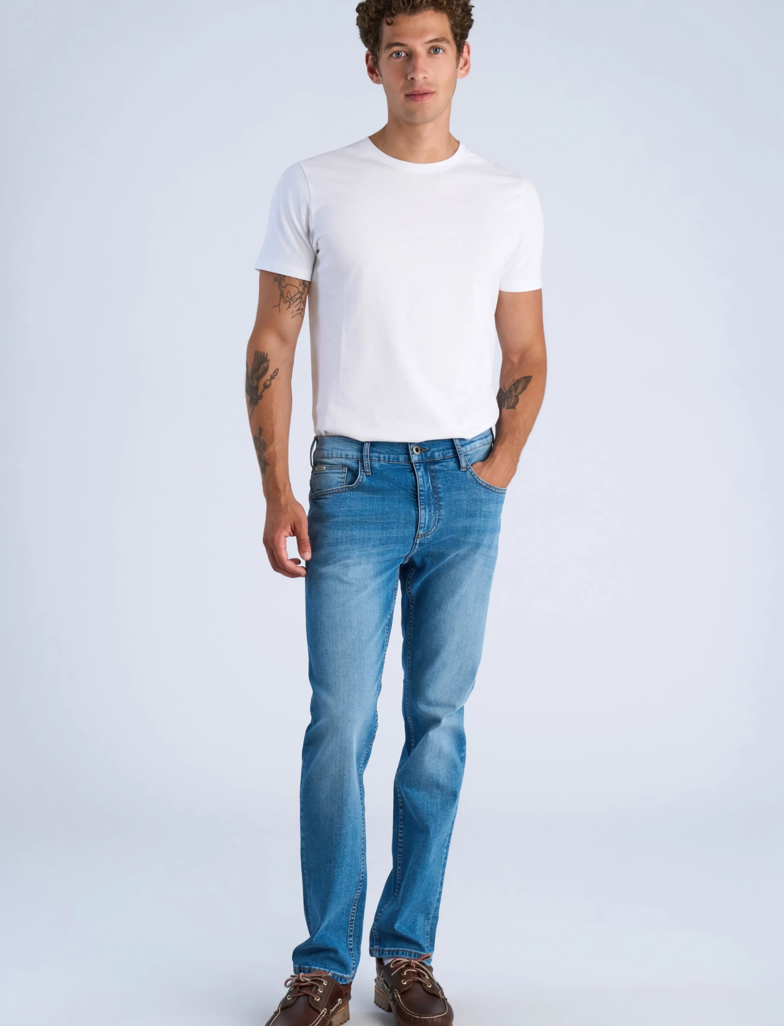 Lindbergh - Tapered fit jeans - püksid & teksad - light - 0
